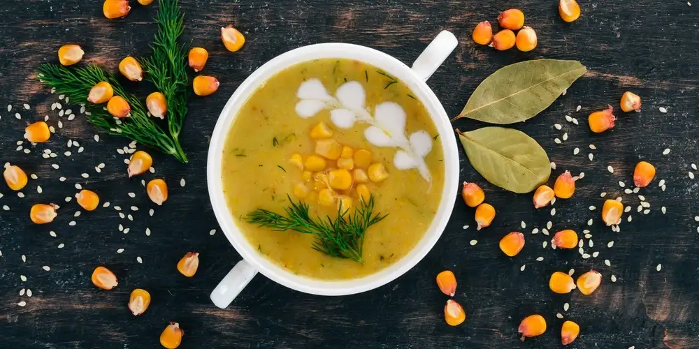 Sopa de coco con coliflor