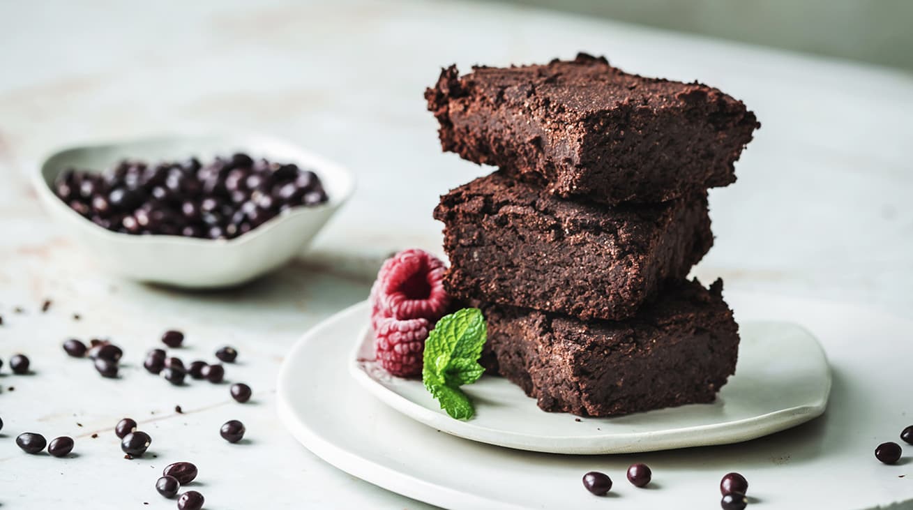 Receta de brownie vegano